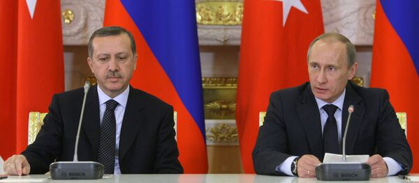 Vladimir Poutine et Recep Tayyip Erdogan - Sputnik Afrique