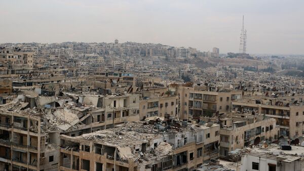 La ville syrienne d'Alep en ruines - Sputnik Afrique