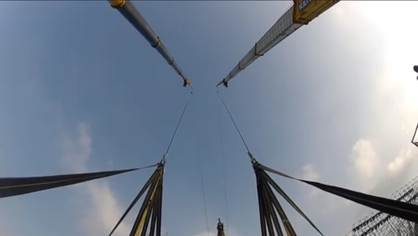 Une catapulte à humains construite à Dubai - Sputnik Afrique