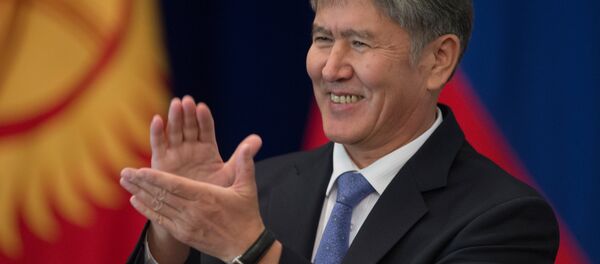 Président de la Kirghizie Almazbek  Atambaev - Sputnik Afrique