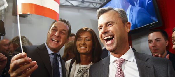 Le candidat aux présidentielles autrichiennes Norbert Hofer du Parti de la liberté d'Autriche - Sputnik Afrique