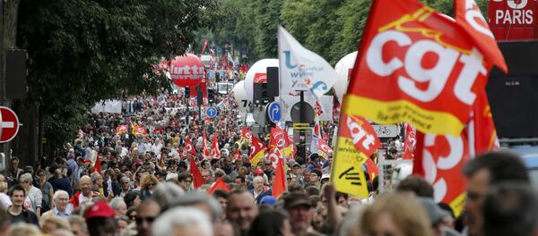 Manifestation contre la loi travail à Paris - Sputnik Afrique
