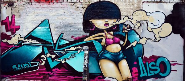 Un graffiti - Sputnik Afrique