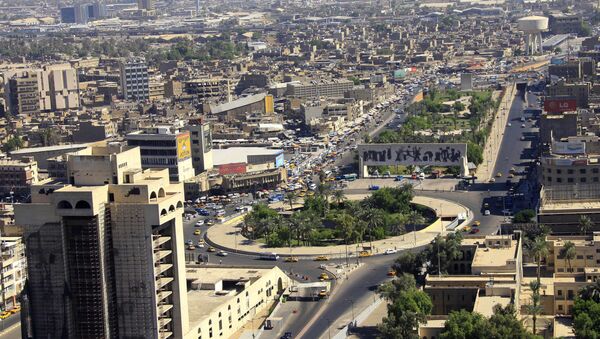 An aerial view of Tahrir Square in downtown Baghdad, Iraq - Sputnik Afrique