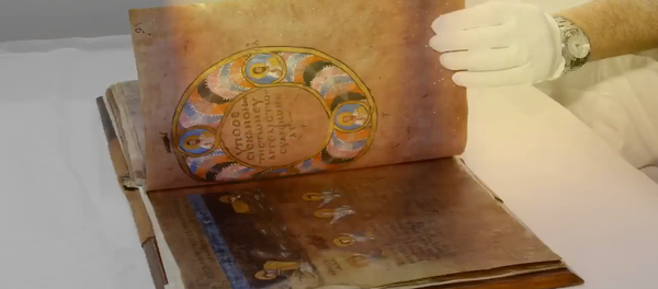 Codex Purpureus Rossanensis Codex Purpureus Rossanensis - Sputnik Afrique