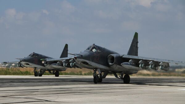 Российская боевая авиагруппа на аэродроме Хмеймим в Сирии - Sputnik Afrique