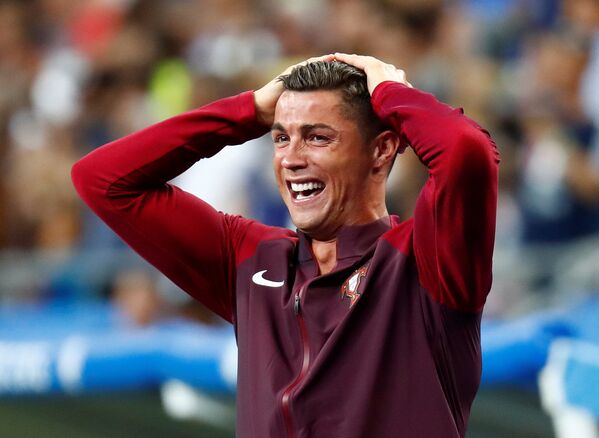 Le footballeur portugais Cristiano Ronaldo après le match France-Portugal. - Sputnik Afrique