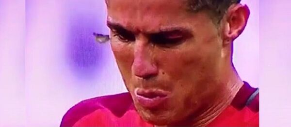 Cristiano Ronaldo pendant le match Portugal-France - Sputnik Afrique