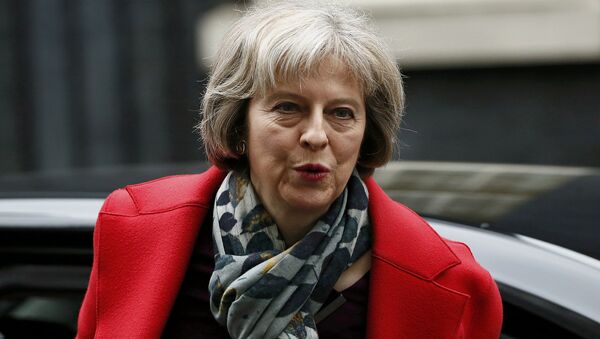 Britain's Home Secretary Theresa May arrives to attend a cabinet meeting at Number 10 Downing Street in London, Britain March 1, 2016 - Sputnik Afrique