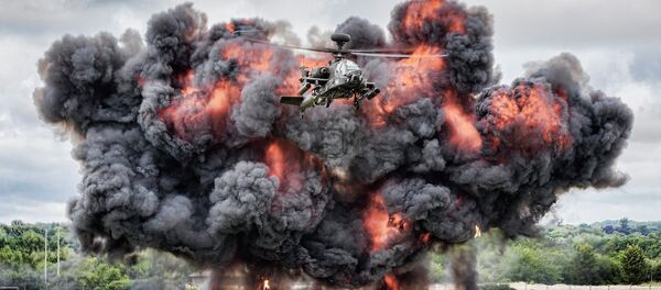 L'hélicoptère Apache des forces aériennes britanniques - Sputnik Afrique