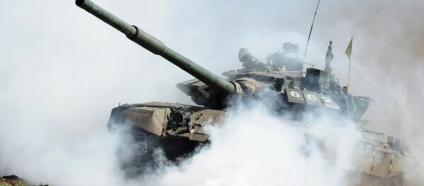 Alep: visé par un missile américain, le char russe T-72 tient le coup - Sputnik Afrique