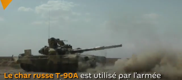 Le char russe T-90A lutte contre Daech en Syrie - Sputnik Afrique