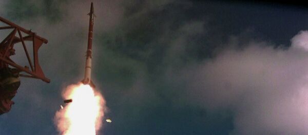 Le lancement d'essai du missile antiaérien la Fronde de David - Sputnik Afrique