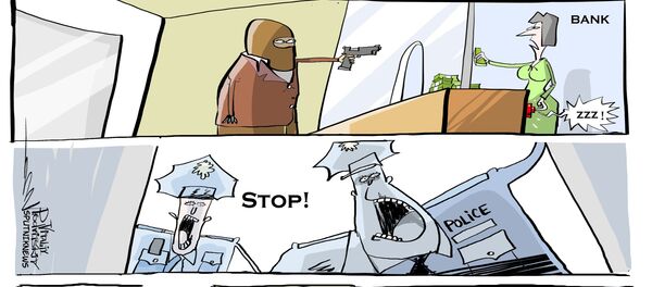 Des policiers new-yorkais surpris en train de jouer à Pokémon Go - Sputnik Afrique