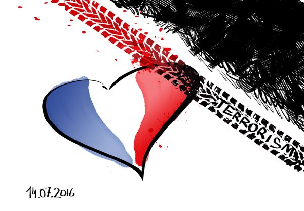 La Russie en deuil aux côtés de Nice La Russie en deuil aux côtés de Nice - Sputnik Afrique
