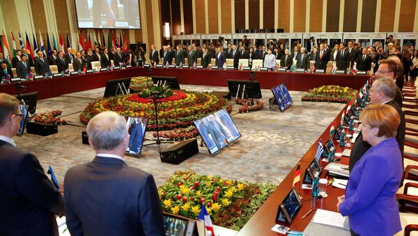 Minute de silence au sommet d'ASEM à Ulaanbaatar, Mongolie - Sputnik Afrique