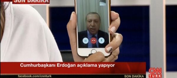Recep Tayyip Erdoğan / CNN Türk - Facetime - Sputnik Afrique