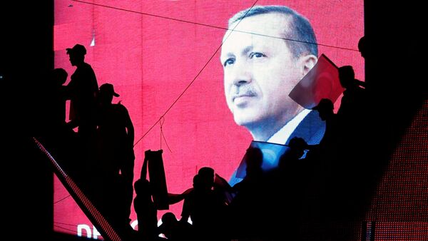 Les partisans d'Erdogan célèbrent l’échec du coup d’Etat - Sputnik Afrique