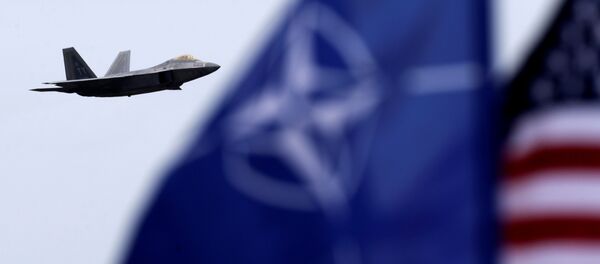 Drapeaux US et Otan - Sputnik Afrique