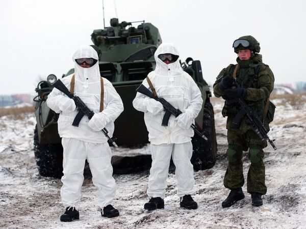 Soldats russes équipés du système Ratnik Soldats russes équipés du système Ratnik - Sputnik Afrique