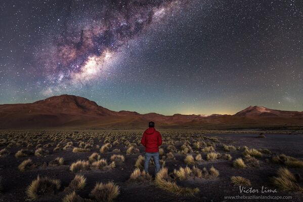 Une photo de nuit dans le désert d'Atacama. - Sputnik Afrique