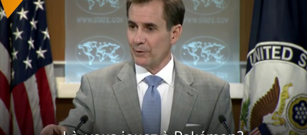 Quand un Pokémon interrompt un briefing du Pentagone... Quand un Pokémon interrompt un briefing du Pentagone... - Sputnik Afrique