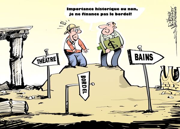 Les financiers se retirent après que des archéologues turcs trouvent un bordel grec Les financiers se retirent après que des archéologues turcs trouvent un bordel grec - Sputnik Afrique