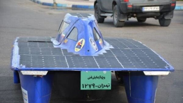 La voiture solaire iranienne fait le tour du pays - Sputnik Afrique