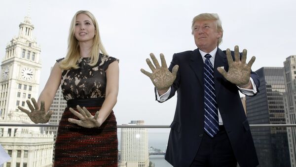 Donald Trump et sa fille Ivanka - Sputnik Afrique