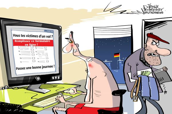 Allemande attaquée au couteau: la police lui demande de remplir un formulaire - Sputnik Afrique