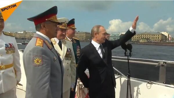 Vladimir Poutine a félicité les marins pour la Journée de la marine - Sputnik Afrique