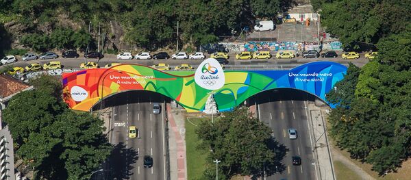 Cores olímpicas ganham as ruas do Rio - Sputnik Afrique