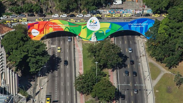 Cores olímpicas ganham as ruas do Rio - Sputnik Afrique