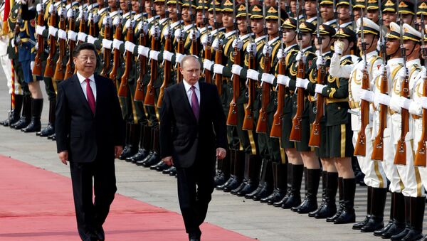 Vladimir Putin et Xi Jinping - Sputnik Afrique