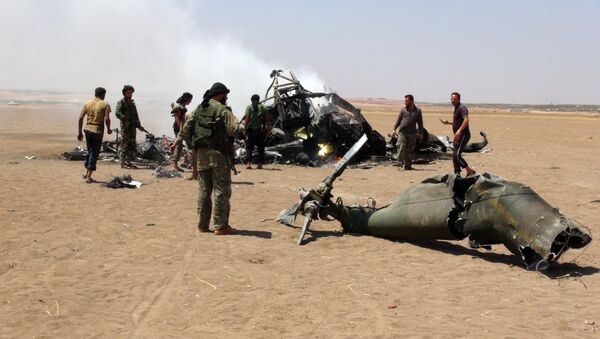 Le Mi-8 russe abattu au-dessus d’une région contrôlée par le Front al-Nosra - Sputnik Afrique