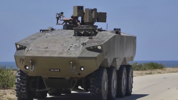 Le nouveau véhicule blindé israélien l’Eitan - Sputnik Afrique