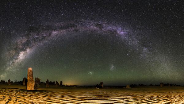 Milky Way Panorama - The Pinnacles Desert, Western Australia - Sputnik Afrique