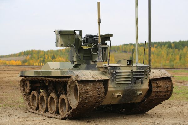 Le robot de combat russe Nerekhta Le robot de combat russe Nerekhta - Sputnik Afrique