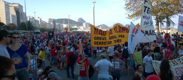 Protestations à Rio de Janeiro - Sputnik Afrique