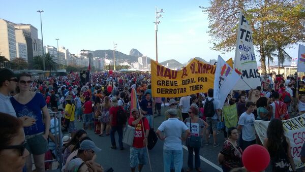 Protestations à Rio de Janeiro - Sputnik Afrique