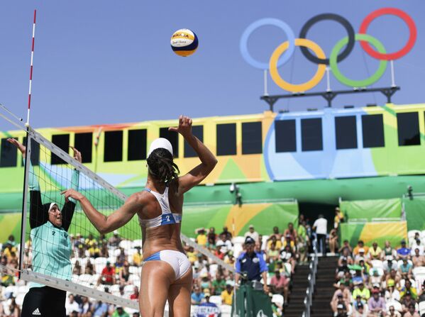 Le beach-volley féminin aux JO de Rio de Janeiro - Sputnik Afrique