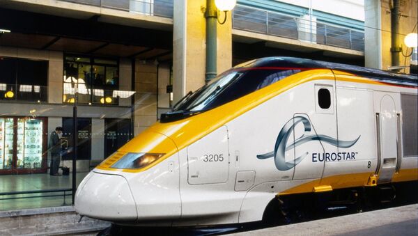 Eurostar Train at Paris Gare Du Nord Station - Sputnik Afrique