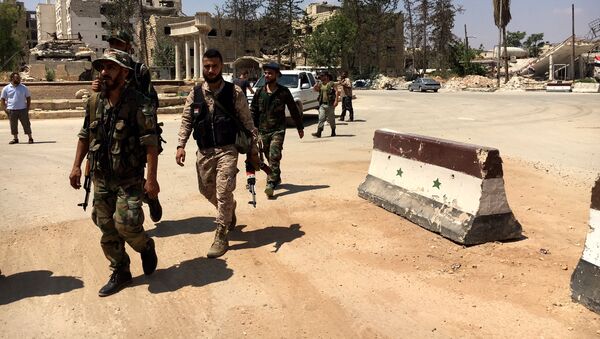 Des soldats de l'armée syrienne à Alep - Sputnik Afrique