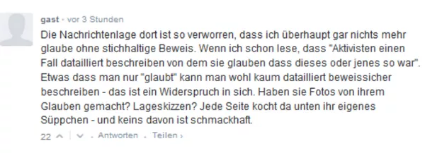 Commentaire au-dessous de l'article de Die Welt Commentaire au-dessous de l'article de Die Welt - Sputnik Afrique