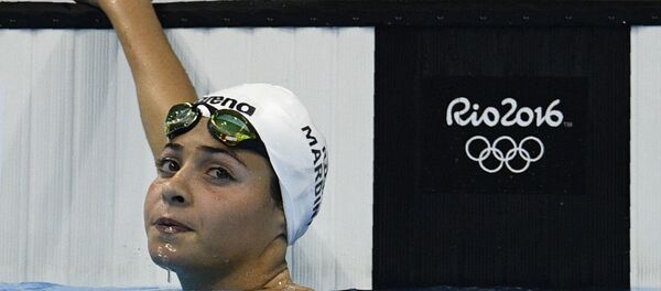 Yusra Mardini, nageuse syrienne Yusra Mardini, nageuse syrienne - Sputnik Afrique