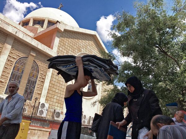 Dans le centre d'Alep, la vie continue - Sputnik Afrique