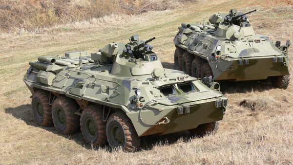 BTR-82 and BTR-82A armored personnel carriers - Sputnik Afrique