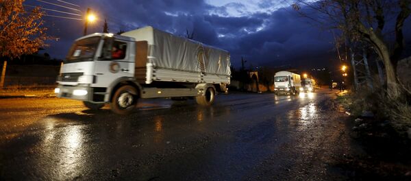 Un convoi humanitaire en Syrie - Sputnik Afrique