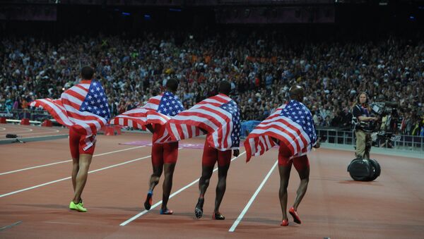Equipe relais américaine du 4x100 - Sputnik Afrique