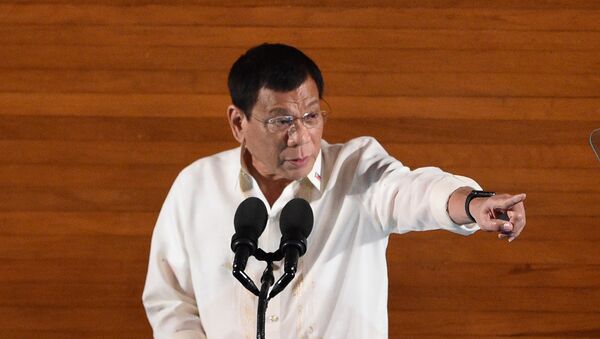 Le président des Philippines, Rodrigo Duterte - Sputnik Afrique
